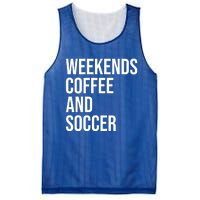 Weekends Coffee And Soccer Soccer Auntie Soccer Mom Gift Mesh Reversible Basketball Jersey Tank