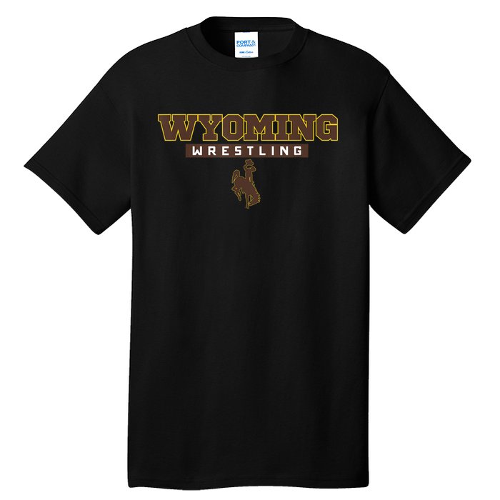 Wyoming Cowboys Apparel Wrestling Bold Box Tall T-Shirt