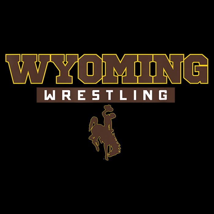 Wyoming Cowboys Apparel Wrestling Bold Box Drawstring Bag
