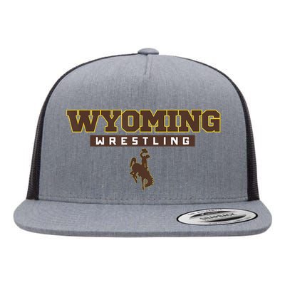 Wyoming Cowboys Apparel Wrestling Bold Box Flat Bill Trucker Hat