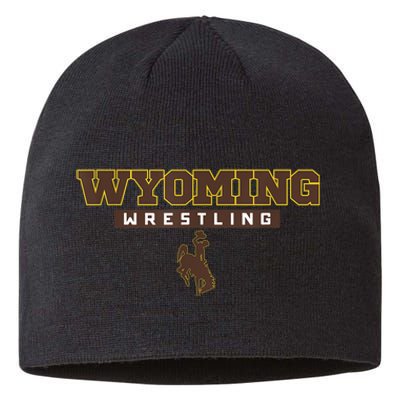 Wyoming Cowboys Apparel Wrestling Bold Box Sustainable Beanie