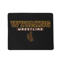 Wyoming Cowboys Apparel Wrestling Bold Box Mousepad