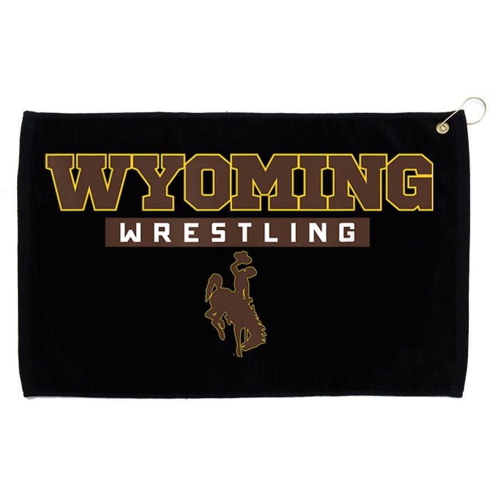 Wyoming Cowboys Apparel Wrestling Bold Box Grommeted Golf Towel