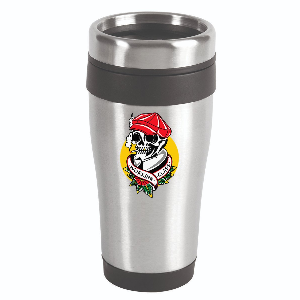 Working Class American Traditional Tattoo Old School Flash 16oz Travel Tumbler
