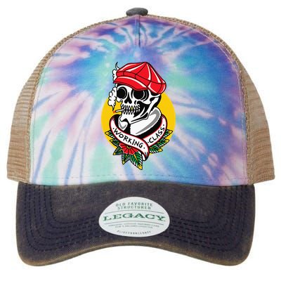 Working Class American Traditional Tattoo Old School Flash Legacy Tie Dye Trucker Hat