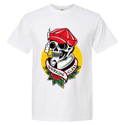 Working Class American Traditional Tattoo Old School Flash Garment-Dyed Heavyweight T-Shirt