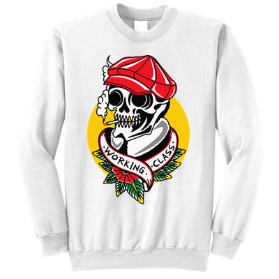 Working Class American Traditional Tattoo Old School Flash Sweatshirt