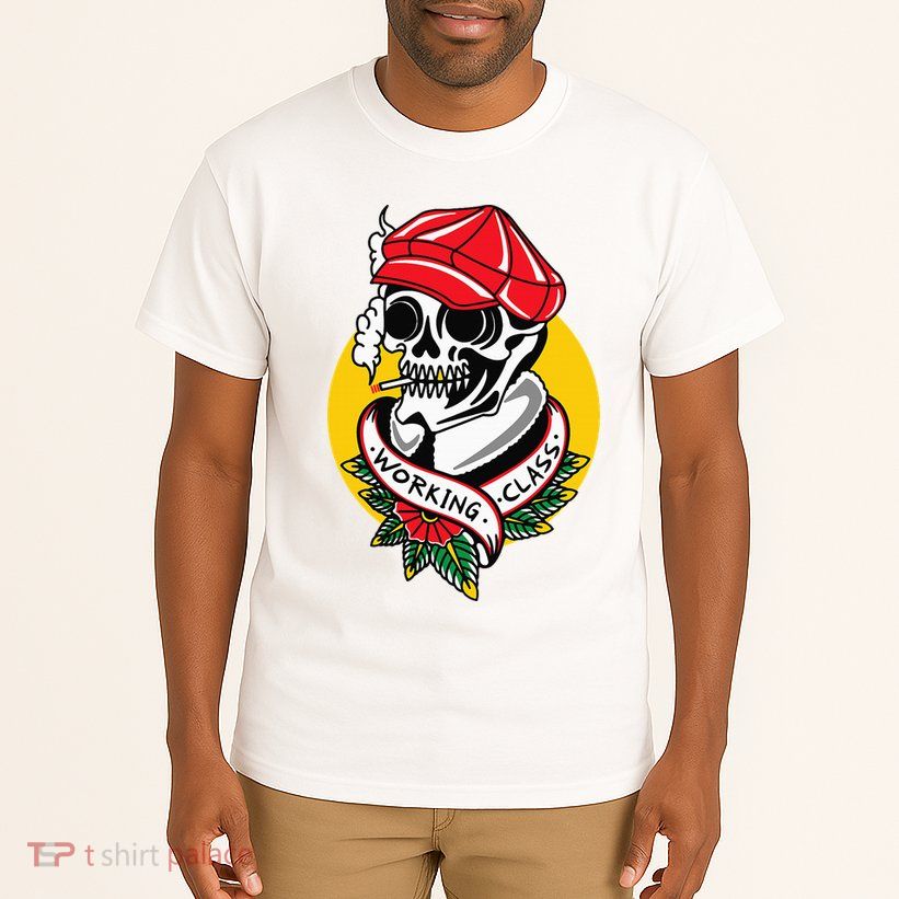 Working Class American Traditional Tattoo Old School Flash Tall T-Shirt