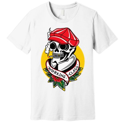 Working Class American Traditional Tattoo Old School Flash Premium T-Shirt