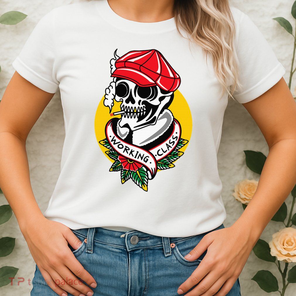 Working Class American Traditional Tattoo Old School Flash Womens T-Shirt