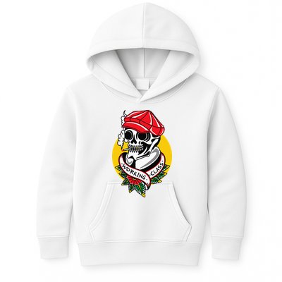 Working Class American Traditional Tattoo Old School Flash Kids Hoodie
