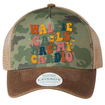 Walkie Calls Are My Cadio Sped Teacher Legacy Tie Dye Trucker Hat