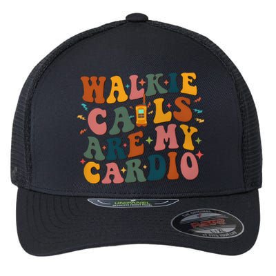 Walkie Calls Are My Cadio Sped Teacher Flexfit Unipanel Trucker Cap