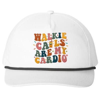 Walkie Calls Are My Cadio Sped Teacher Snapback Five-Panel Rope Hat