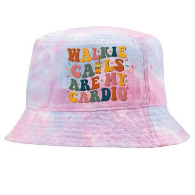 Walkie Calls Are My Cadio Sped Teacher Tie-Dyed Bucket Hat