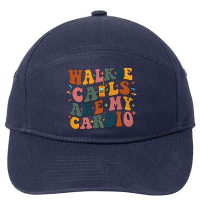 Walkie Calls Are My Cadio Sped Teacher 7-Panel Snapback Hat