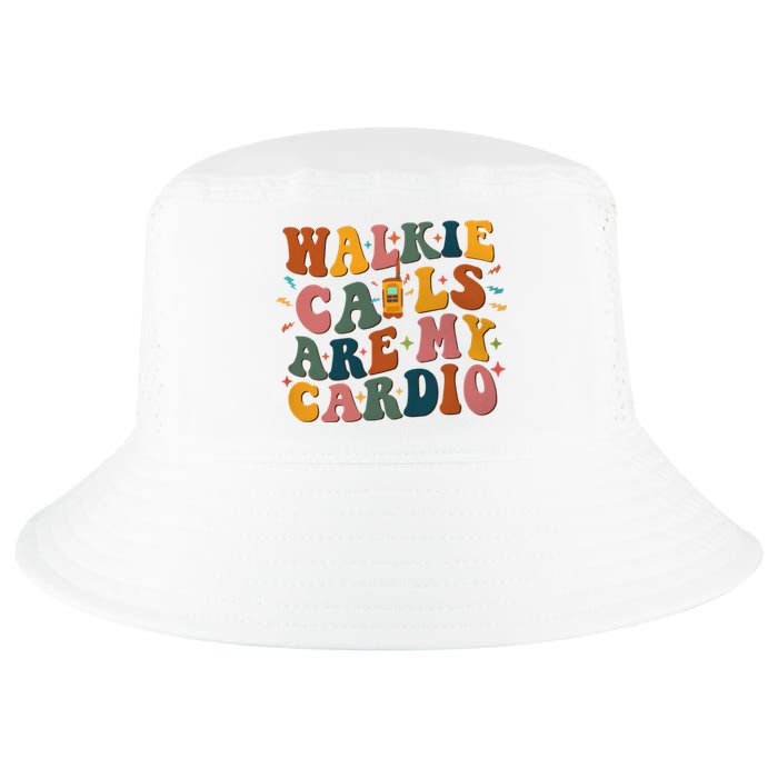 Walkie Calls Are My Cadio Sped Teacher Cool Comfort Performance Bucket Hat