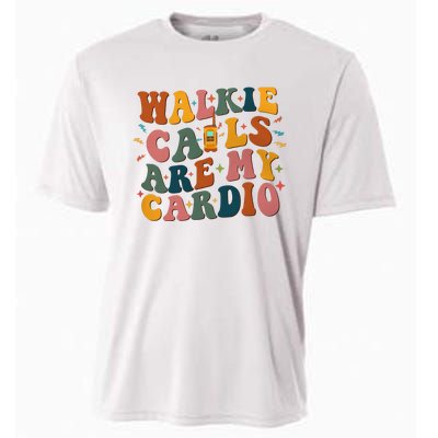 Walkie Calls Are My Cadio Sped Teacher Cooling Performance Crew T-Shirt