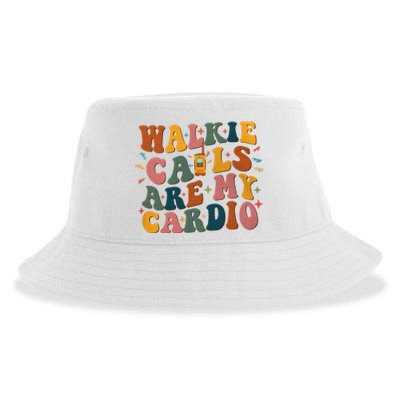 Walkie Calls Are My Cadio Sped Teacher Sustainable Bucket Hat