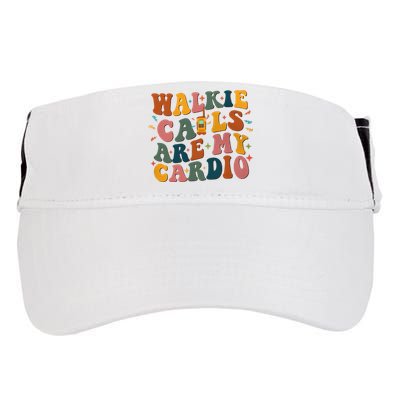 Walkie Calls Are My Cadio Sped Teacher Adult Drive Performance Visor