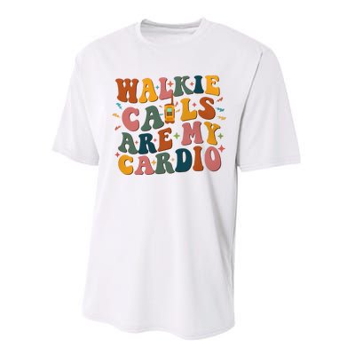 Walkie Calls Are My Cadio Sped Teacher Performance Sprint T-Shirt