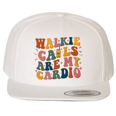 Walkie Calls Are My Cadio Sped Teacher Wool Snapback Cap