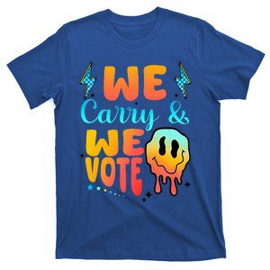 We Carry And We Vote Feminist Kamala 2024 T-Shirt