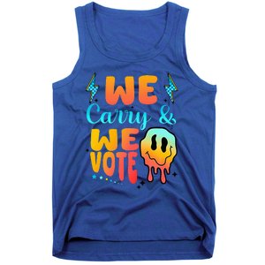 We Carry And We Vote Feminist Kamala 2024 Tank Top