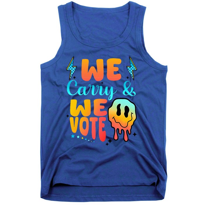 We Carry And We Vote Feminist Kamala 2024 Tank Top