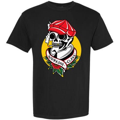 Working Class American Traditional Tattoo Old School Flash Garment-Dyed Heavyweight T-Shirt