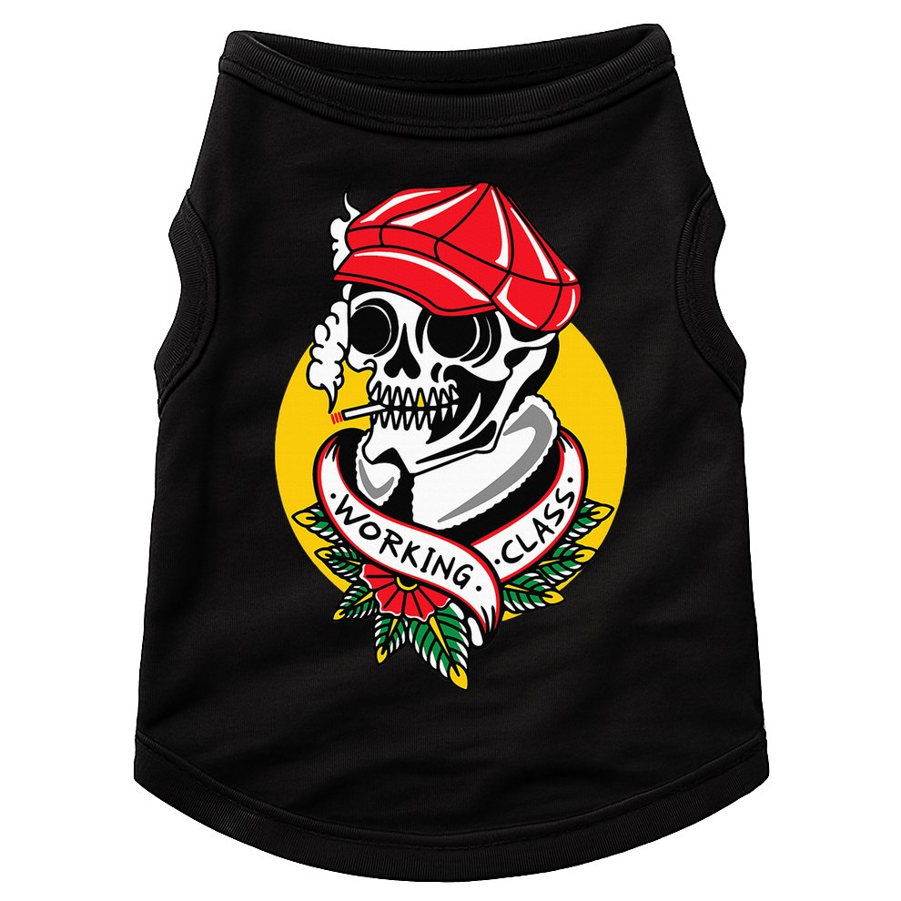 Working Class American Traditional Tattoo Old School Flash Doggie Tank