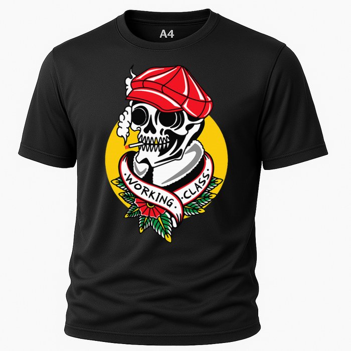 Working Class American Traditional Tattoo Old School Flash Cooling Performance Crew T-Shirt