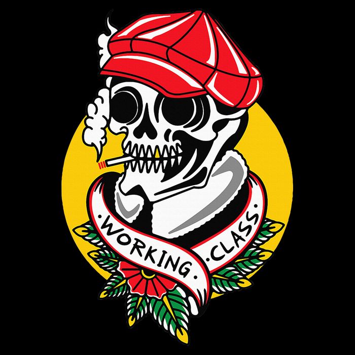 Working Class American Traditional Tattoo Old School Flash Cooling Performance Crew T-Shirt