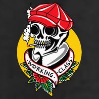 Working Class American Traditional Tattoo Old School Flash Adult Drive Performance Visor