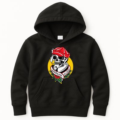 Working Class American Traditional Tattoo Old School Flash Kids Hoodie