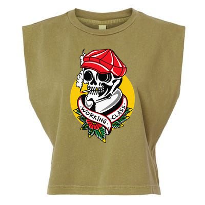 Working Class American Traditional Tattoo Old School Flash Garment-Dyed Women's Muscle Tee