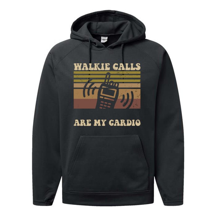 Walkie Calls Are My Cardio Special Education Teacher Performance Fleece Hoodie