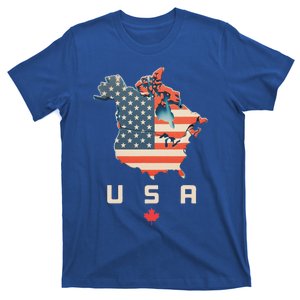 With Canada And Usa Map Annex America’S 51st State! T-Shirt