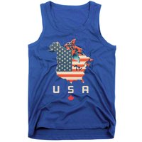 With Canada And Usa Map Annex America’S 51st State! Tank Top