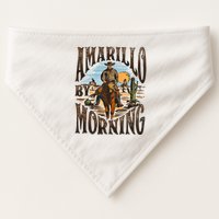 Western Cowboy Amarillo By Morning Country Music USA-Made Doggie Bandana