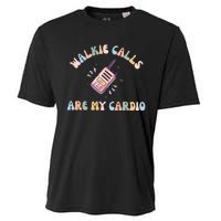 Walkie Calls Are My Cardio Special Education Teacher Cooling Performance Crew T-Shirt