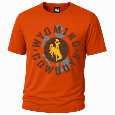 Wyoming Cowboys Apparel Roundup Funny Gift Cooling Performance Crew T-Shirt