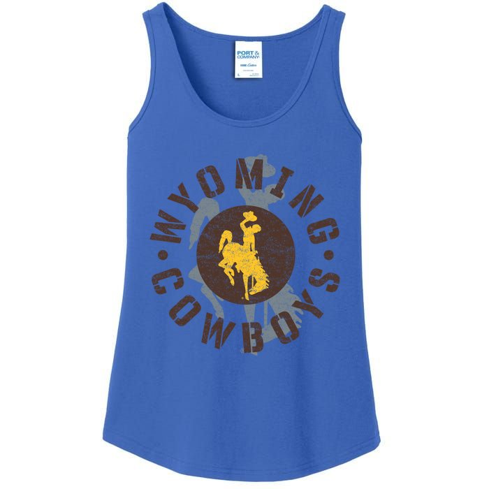 Wyoming Cowboys Apparel Roundup Funny Gift Ladies Essential Tank