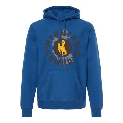 Wyoming Cowboys Apparel Roundup Funny Gift Premium Hoodie