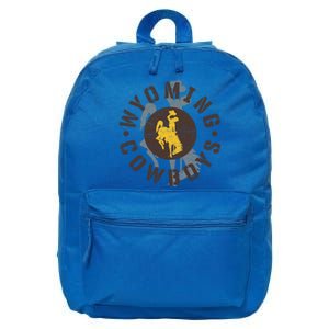 Wyoming Cowboys Apparel Roundup Funny Gift 16 in Basic Backpack