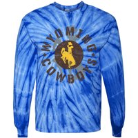 Wyoming Cowboys Apparel Roundup Funny Gift Tie-Dye Long Sleeve Shirt