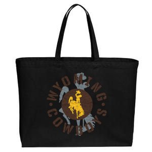 Wyoming Cowboys Apparel Roundup Funny Gift Cotton Canvas Jumbo Tote