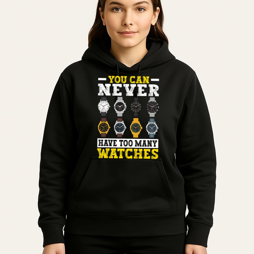 Watches Collector Addict Enthusiast Horologist Hoodie
