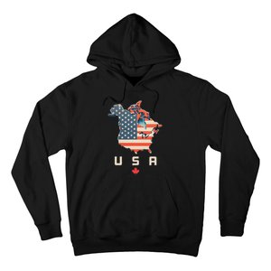 With Canada And Usa Map Annex America’S 51st State! Hoodie