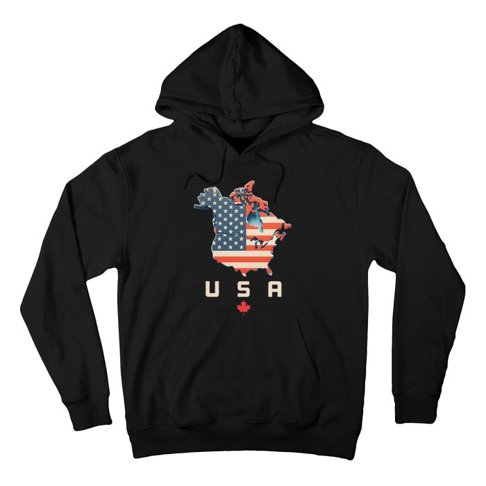 With Canada And Usa Map Annex America’S 51st State! Hoodie